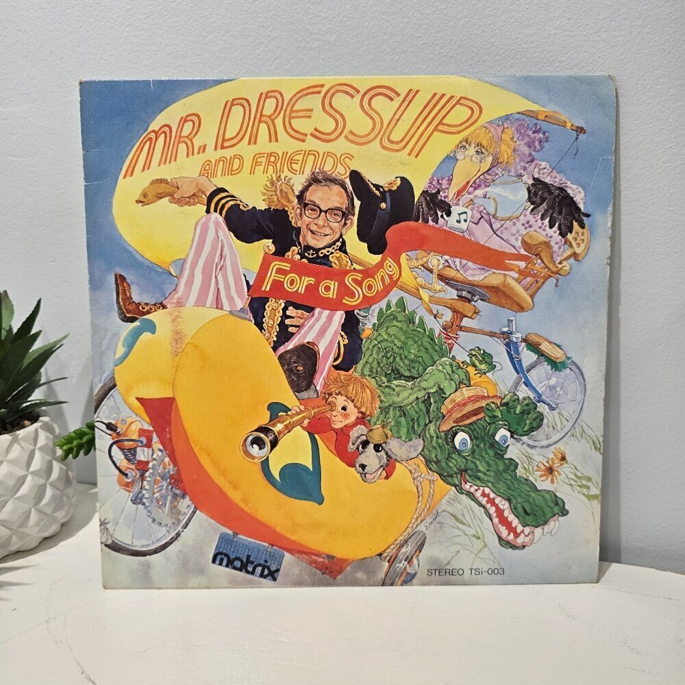 Mr. Dressup and Friends - For a Sing, Vinyl Record, 1979